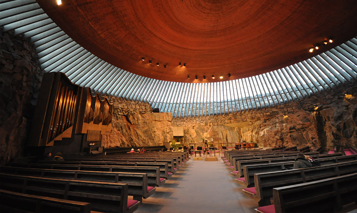 εκκλησια σπηλια Φινλανδια