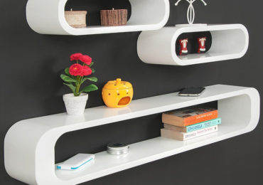 στρογγυλά ράφια τοίχου