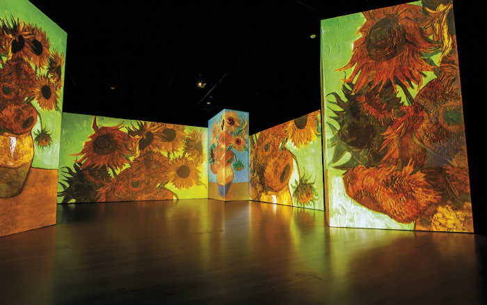 Έκθεση Vincent Van Gogh ηλιοτρόπια