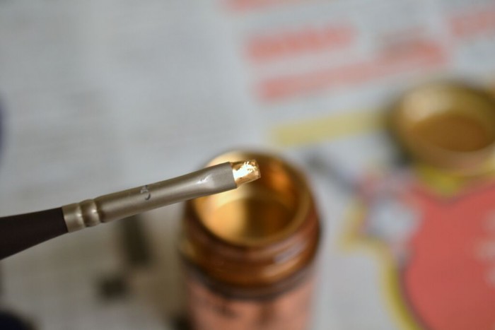 μεταλλικο χρωμα diy