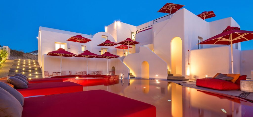 πισινα σαντορινη