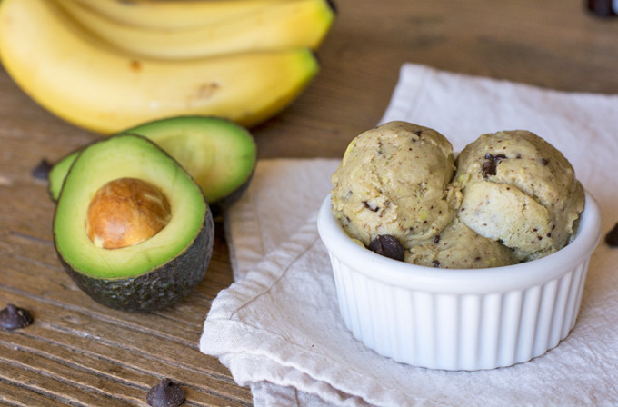 παγωτο μπανανα αβοκαντο