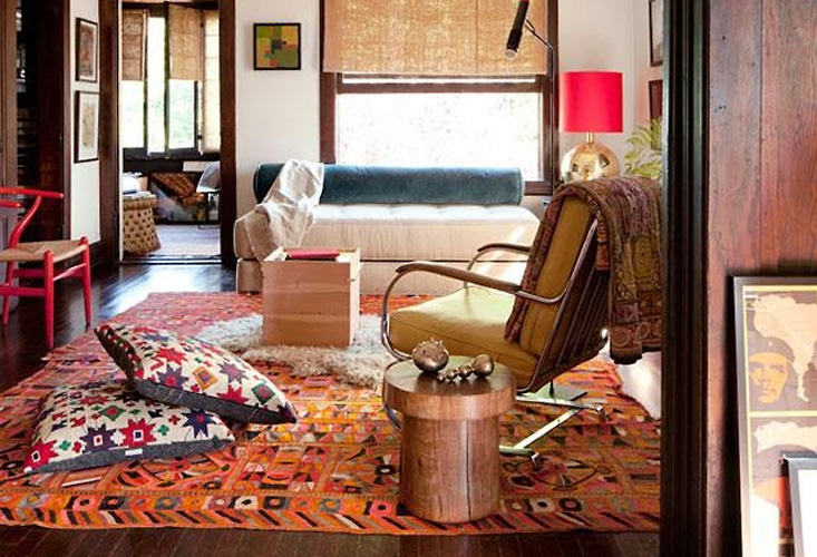 διακοσμηση boho βεραντα