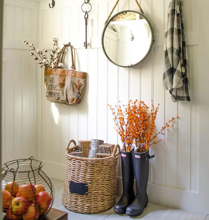 φθινοπωρινη διακοσμηση 2018 σαλονι