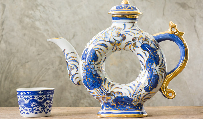 πορσελανινη τσαγιερα