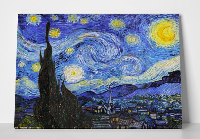 Πίνακας σε καμβά VAN GOGH - STARRY NIGHT