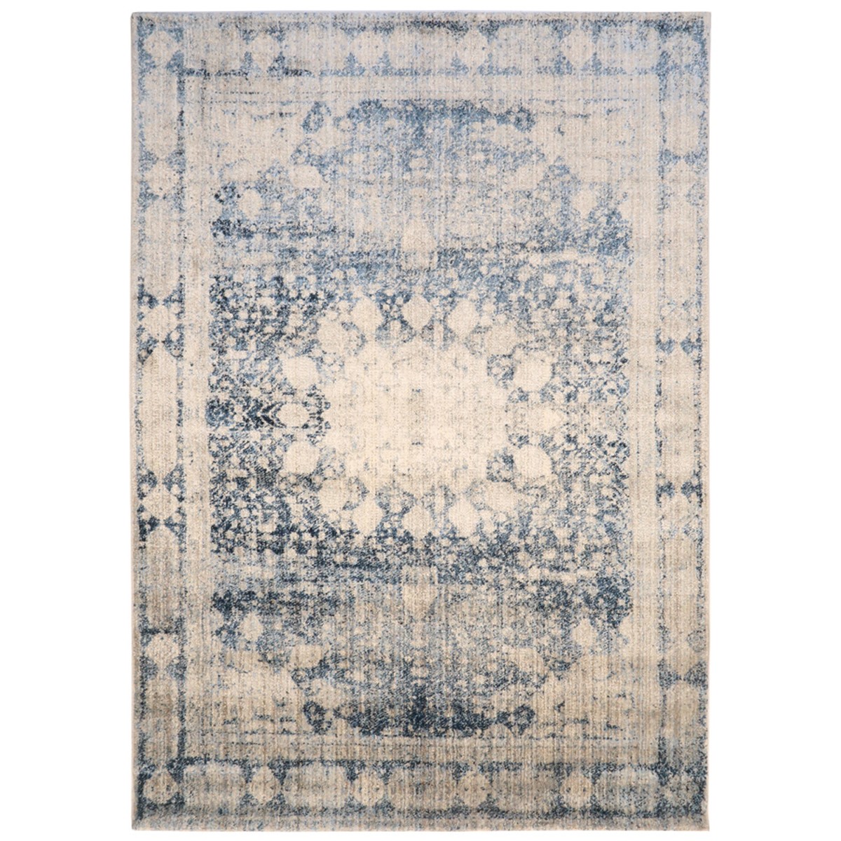 Χαλί μπλε distressed 235 x 160cm