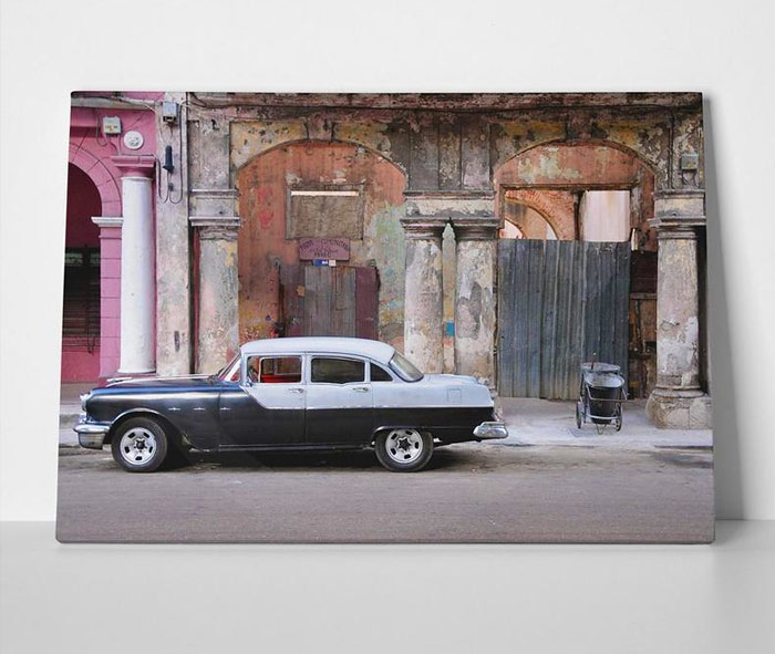 πινακας ρετρο αυτοκινητα κουβα