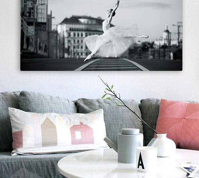 Πανοραμικος πινακας σε καμβα Sticky