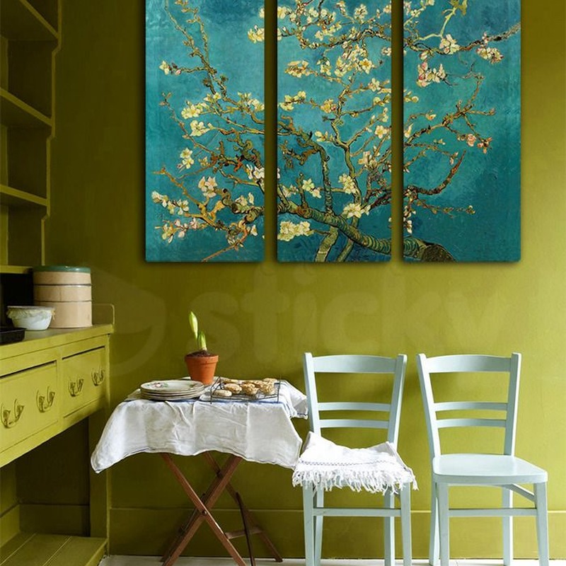 τριπτυχος πινακας σε καμβα