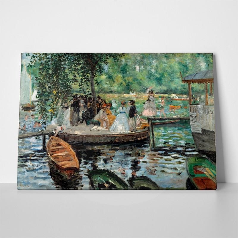 Πίνακας RENOIR - LA GRENOUILLERE - ρενουαρ πινακας σε καμβα sticky αντιγραφο πινακας ζωγραφικης