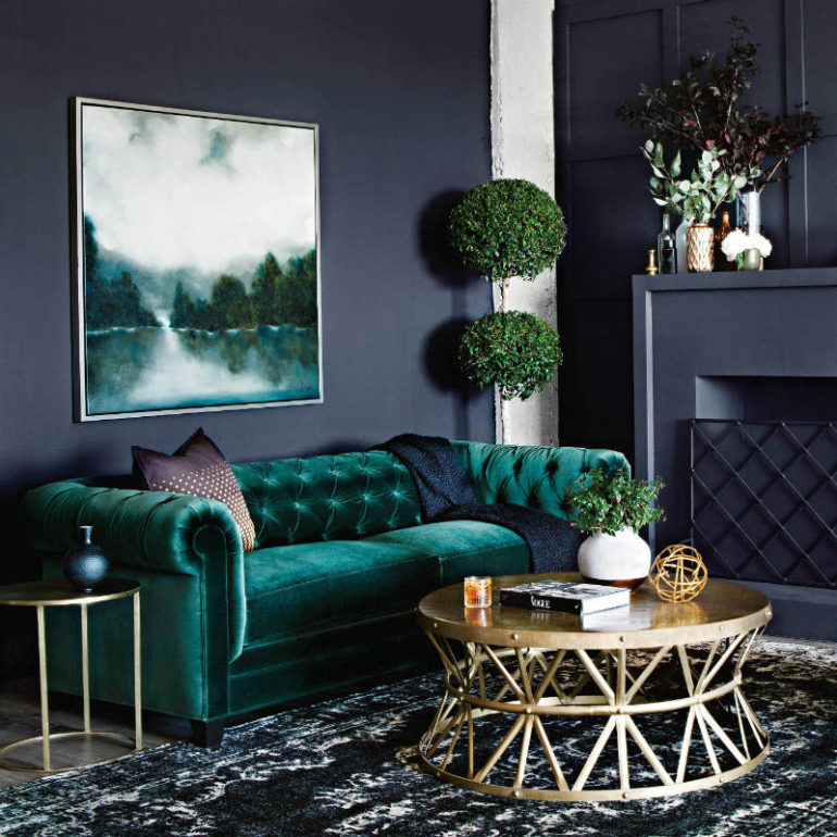 σμαραγδι πρασινο διακοσμηση