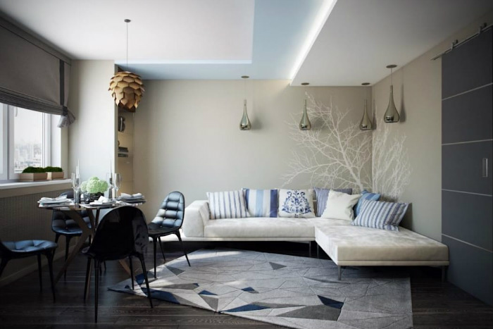 Πόσο λιγομίλητη και ταυτόχρονα πόσα πολλά λέει αυτή η διακόσμηση σαλονιού;