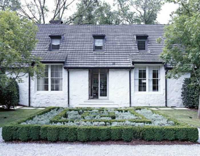 Πύξοι και λεβάντες σε ομόκεντρα τετράγωνα!