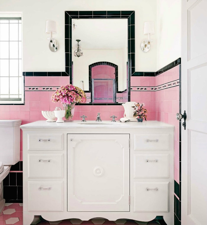 Φυσικά ο νιπτήρας δεν θα μπορούσε να είναι σε διαφορετικό μοτίβο!