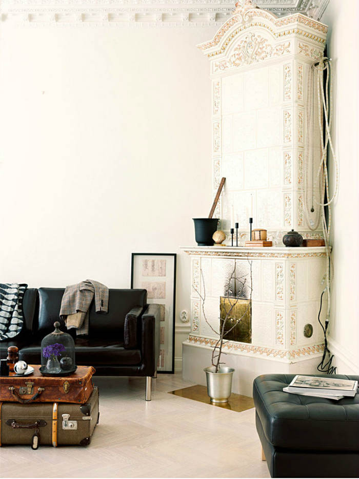 τραπέζι από βαλίτσες