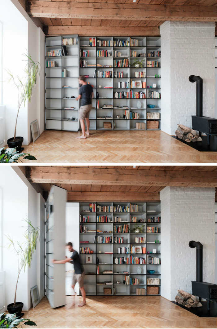 μυστικό πέρασμα βιβλιοθήκη