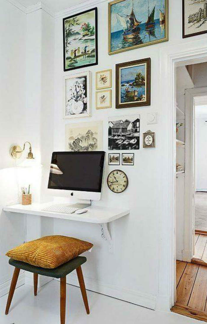 Αν θέλεις γραφείο στο σπίτι, προτίμησε ράφι τοίχου με όσο το δυνατόν πιο γερή στήριξη