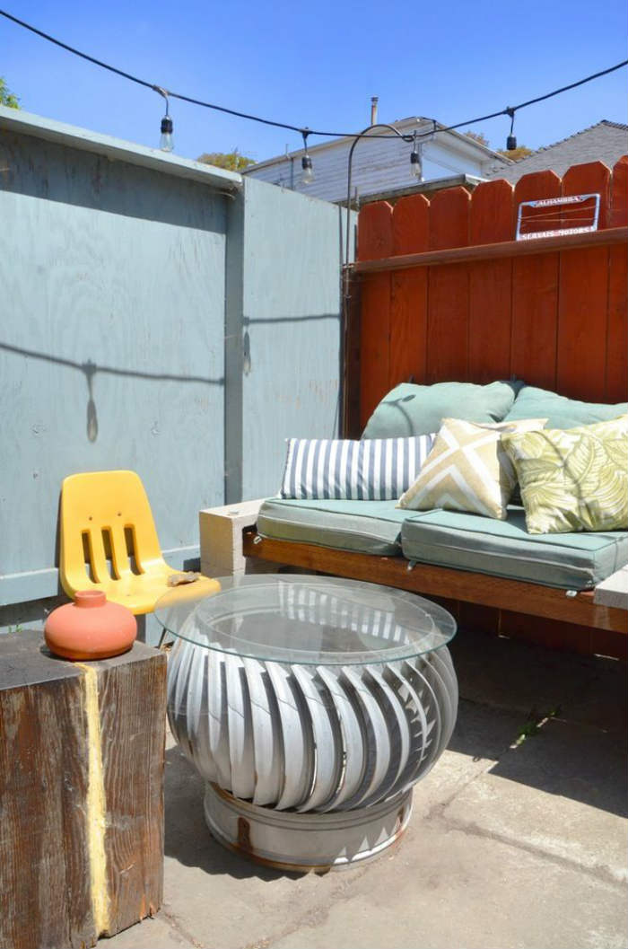 τραπέζι από τουρμπίνα