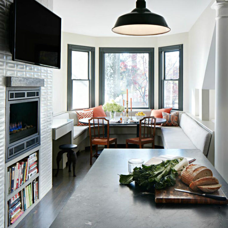 παγκος τραπεζαριας γωνια