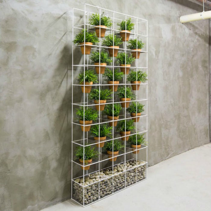 Πύργος με βότσαλα για χαμηλό κέντρο βάρους