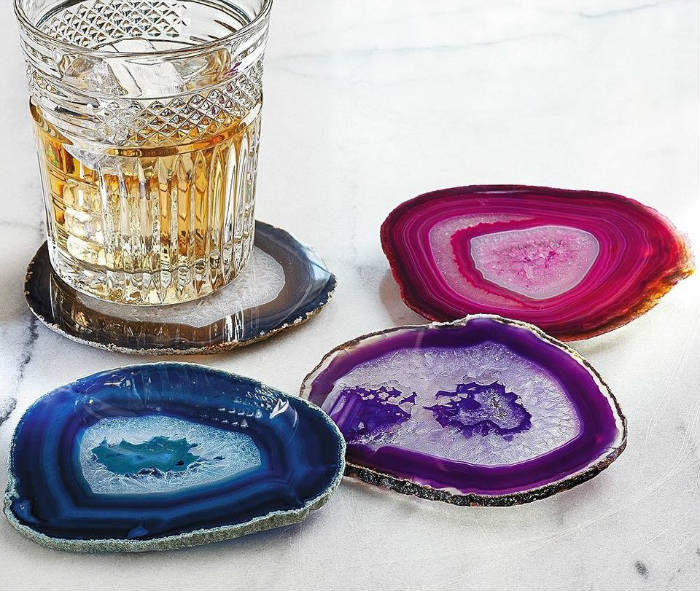 σουβέρ από ημιπολύτιμους λίθους