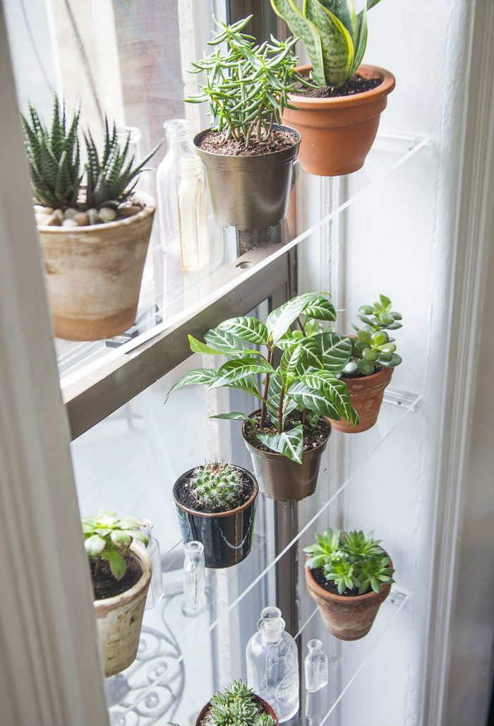ράφια παραθύρου για φυτά