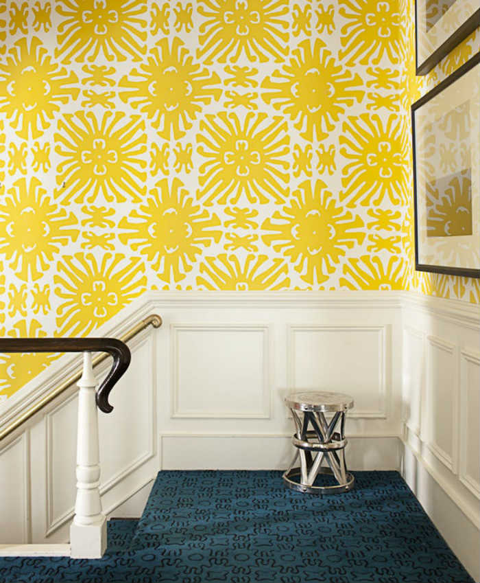 ταπετσαρία στις σκάλες