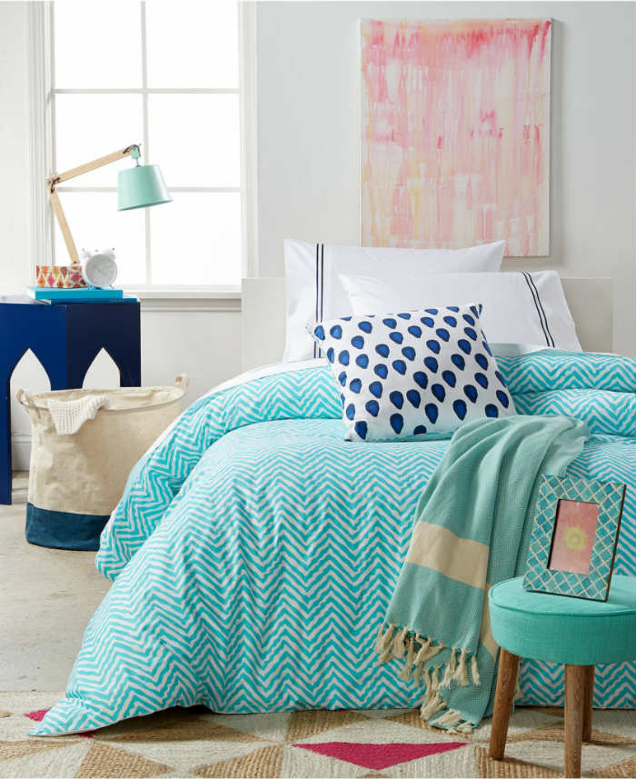 τυρκουάζ υπνοδωμάτιο