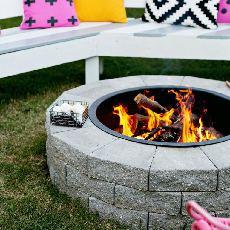 εστια φωτιας εξωτερικου χωρου