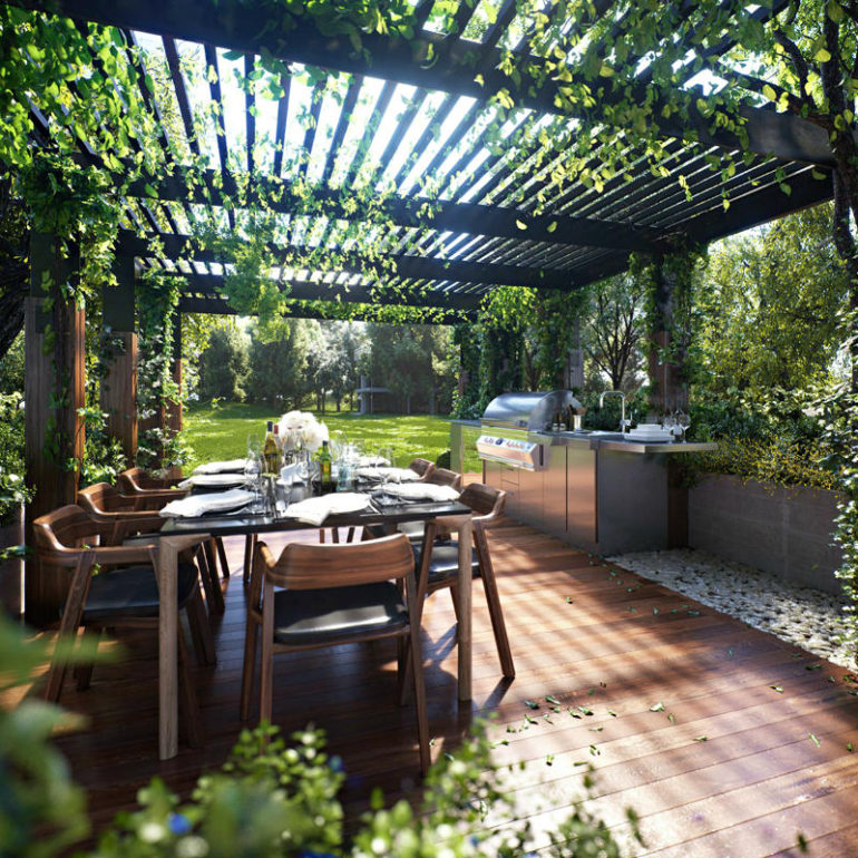 κηπος μπαρμπεκιου bbq