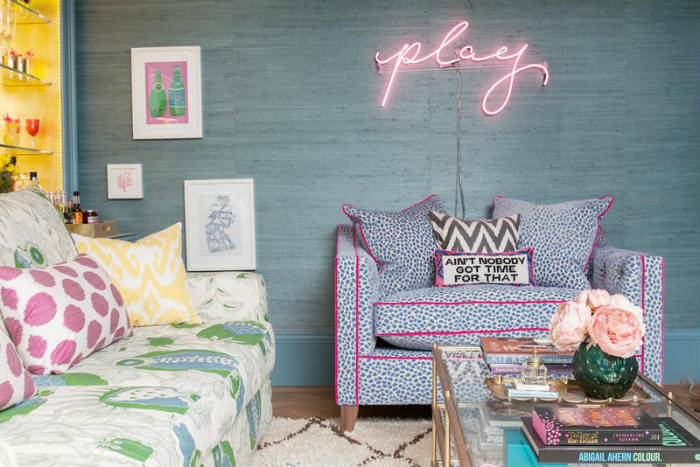 νέον πινακίδα play