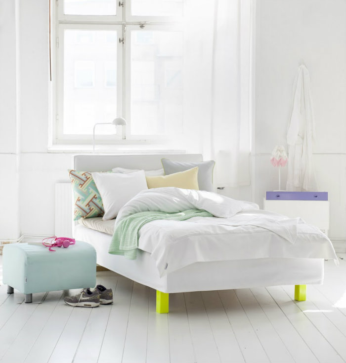 νέον πόδια κρεβατιού