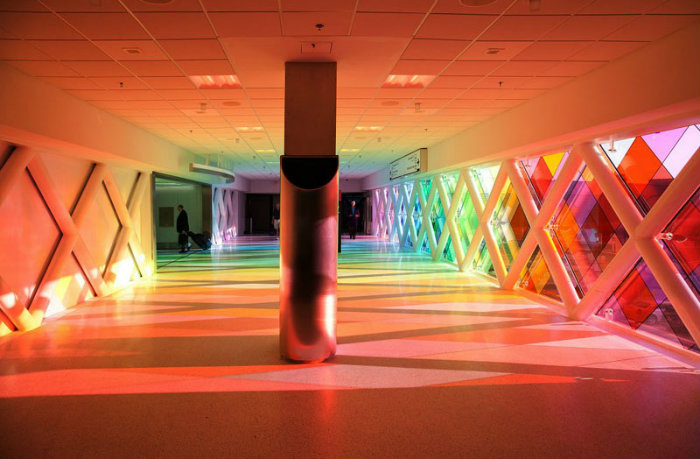 φυσούνα από βιτρό αεροδρομίου Μαιάμι