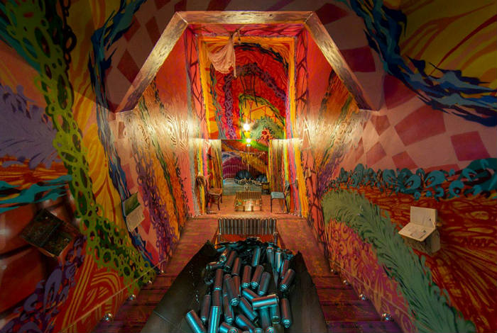 δεκάδες χρώματα στο graffiti χωρίς μουτζούρα