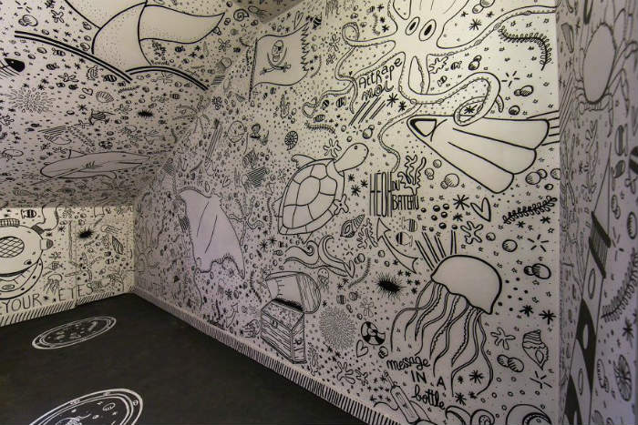 graffiti θαλασσίων ειδών