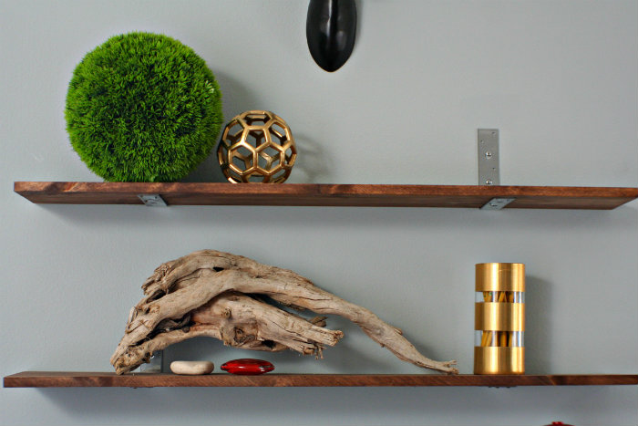 βιομηχανικά rustic ράφια