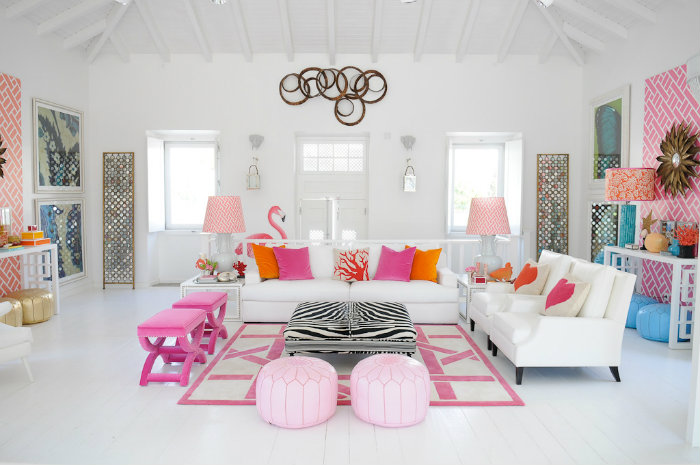 Ένα φλαμίνγκο στα σαλόνια!