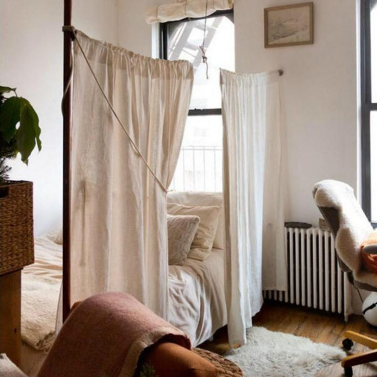 διαχωριστικό με κουρτίνα diy