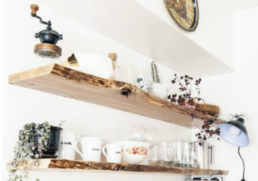 ακατέργαστο ξύλο για μεγάλα ράφια κουζίνας