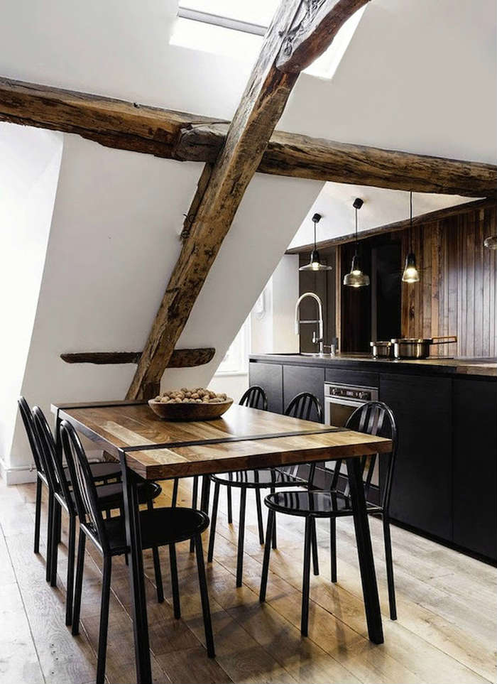 μοντέρνο μινιμαλιστικό, βιομηχανικό και ρουστίκ ταυτόχρονα