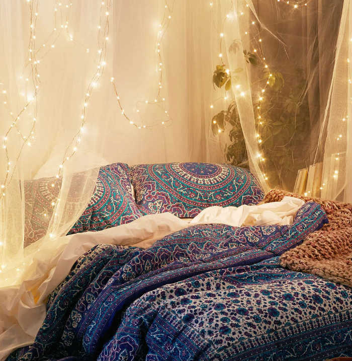 σε κρεβάτι με ουρανό θα δώσεις εξαιρετικά ρομαντικό στυλ