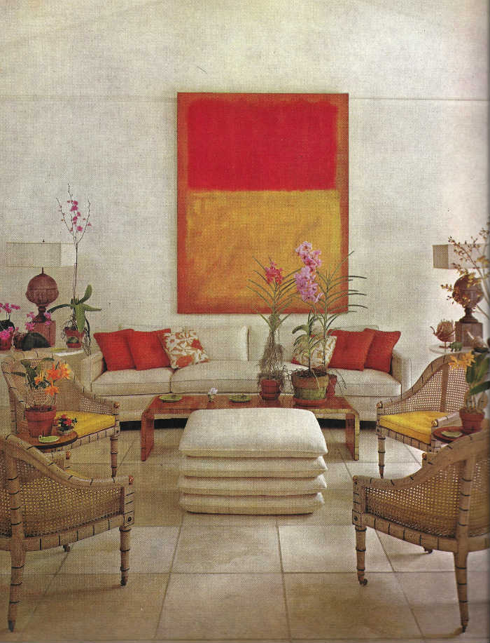 Πίνακας του αφηρημένου εξπρεσιονισμού, τραπέζι από πολυουρεθάνη.