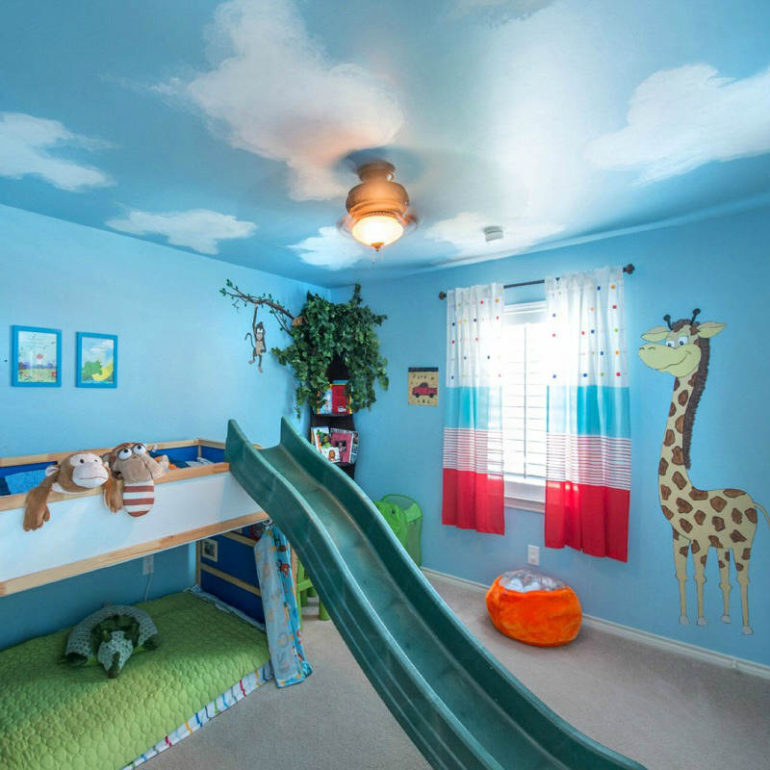 Διασκεδαστικές ιδέες για παιδικό δωμάτιο.