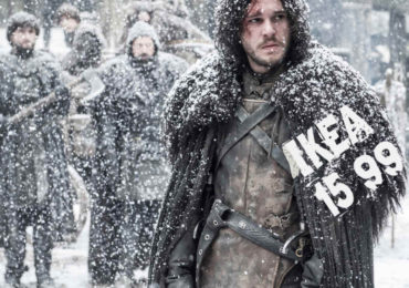 Κάπα από κοστούμι του Game of Thrones, φτιαγμένη από προβιά ΙΚΕΑ. Jon Snow
