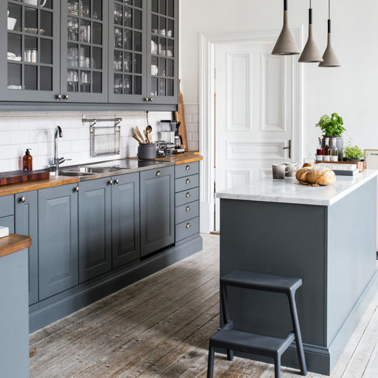 γκρι κουζινα