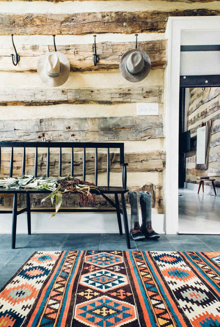 Είσοδος σπιτιού με Modern Farmhouse διάκοσμο.