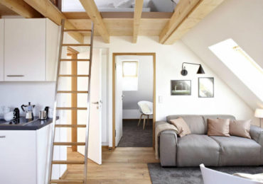 Αυτόνομο διαμέρισμα στην σοφίτα ανοιχτού τύπου.