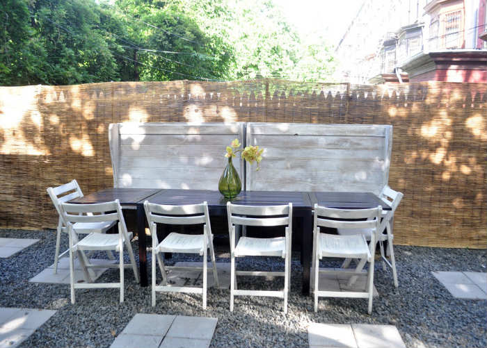 Φράχτης από μπαμπού.