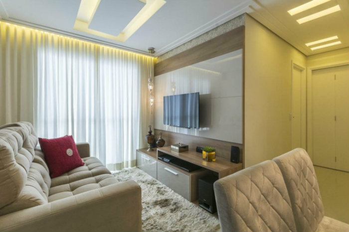 Διακοσμητικό πάνελ τηλεόρασης.